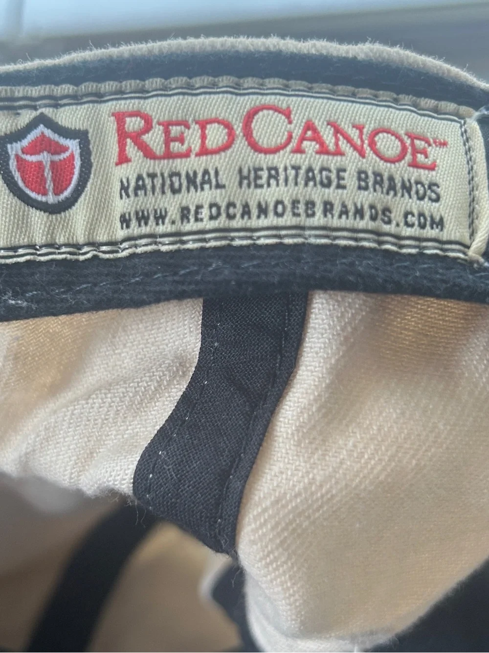 Vintage Canada maple leaf woven shield patch 100% cotton adjustable baseball cap - Picture 4 of 6
